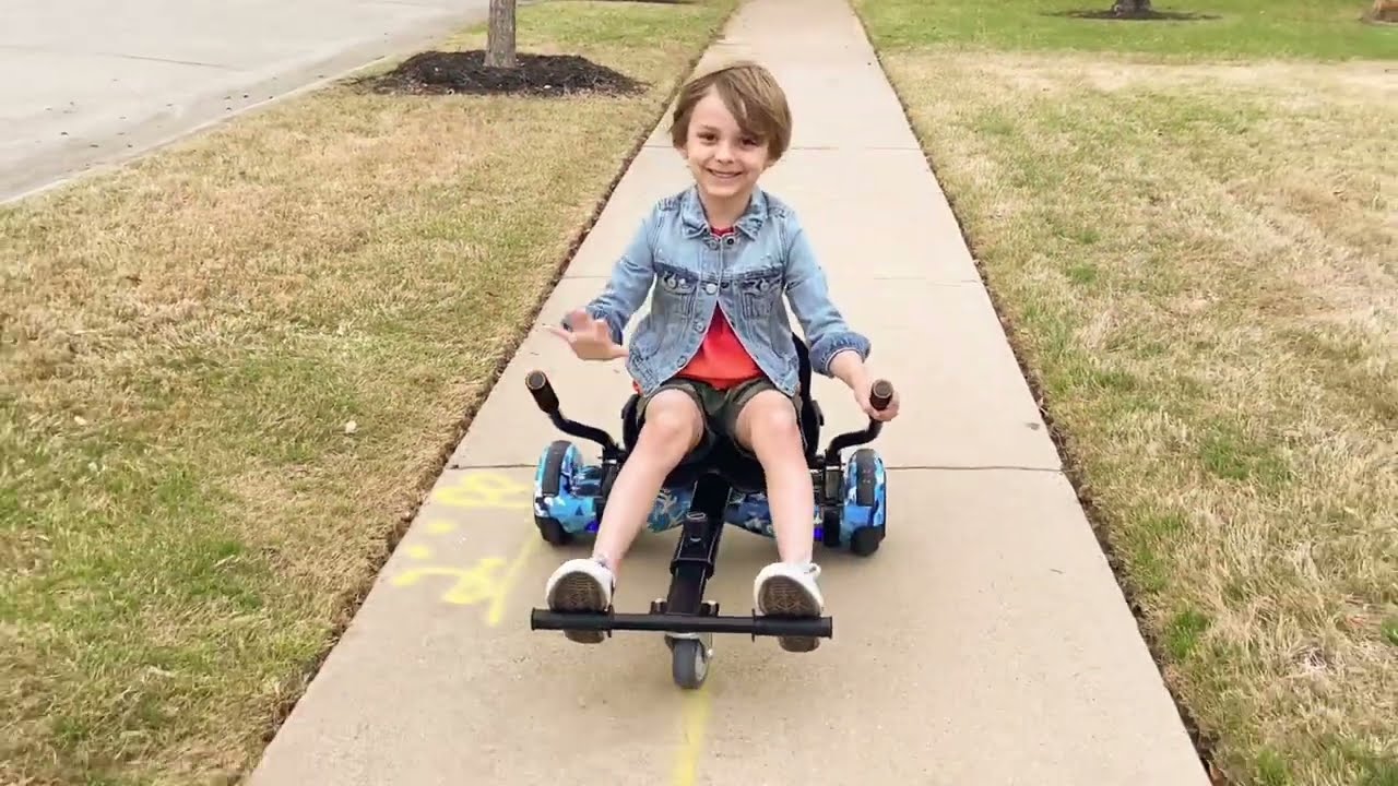 Simate Hoverboard go kart seat attachment accessories丨 For kids and adults丨Safer and more fun