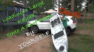 How to Load a Large Kayak Onto a Roof Rack
