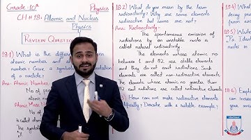 Class 10 - Physics - Chapter 18 - Lecture 10 - Review Questions 18.1 to 18.8 - Allied Schools