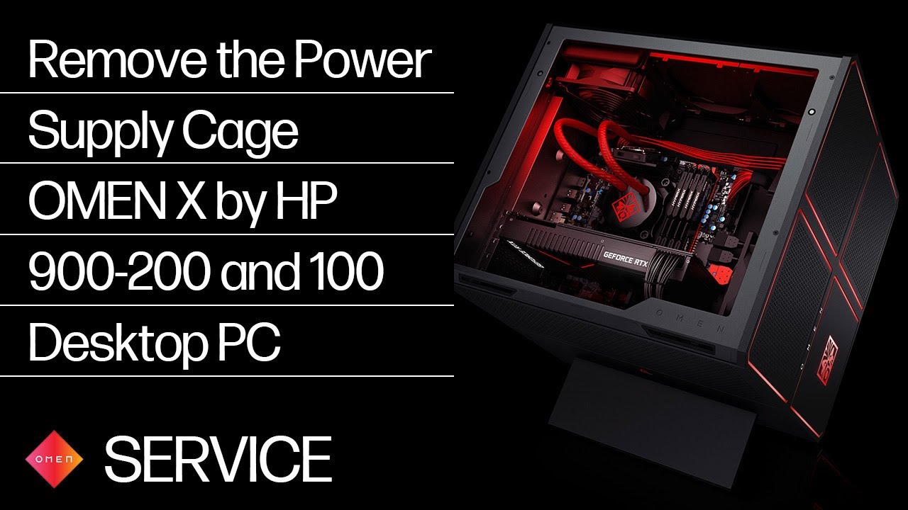 how to change wifi password How to Remove the Power Supply Cage | OMEN X by HP 900-200 and 100 Desktop PC