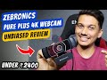 Best Budget Webcam ? ZEBRONICS Pure Plus 4K Webcam Review