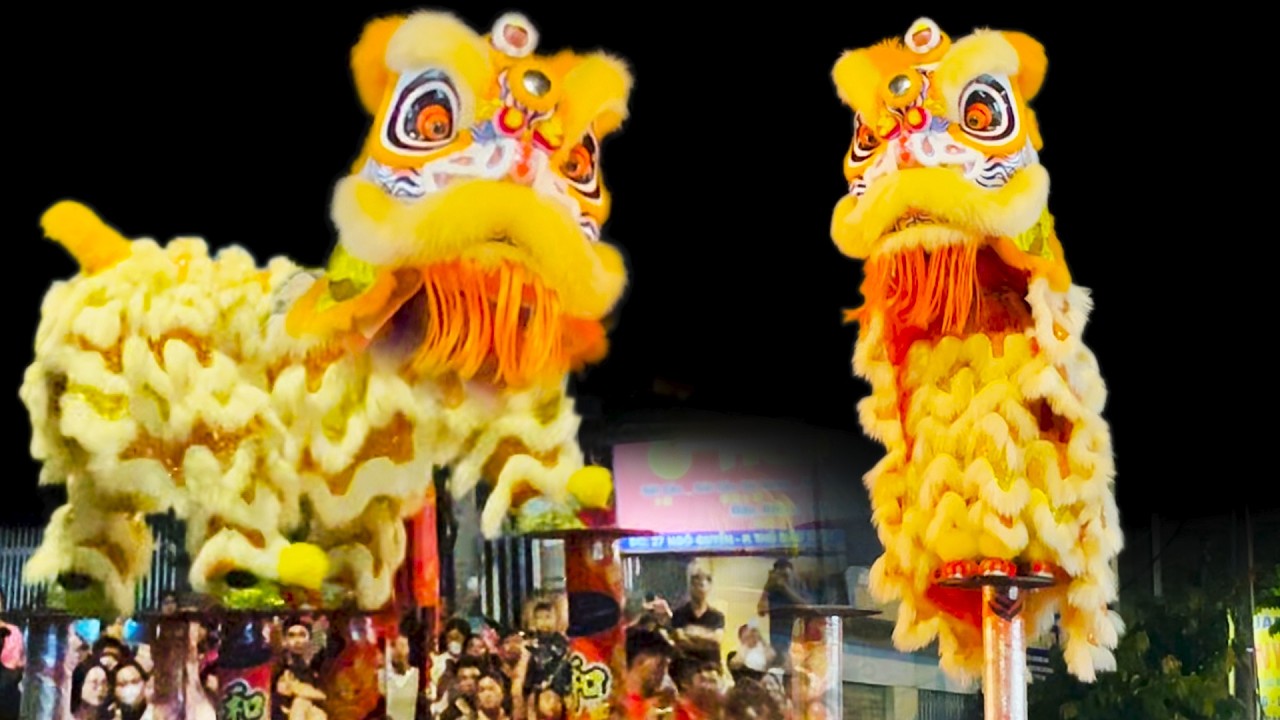 Múa Lân Sư Rồng Cực Hay 2026 LSR Hòa Anh biểu diễn Hưng Thịnh lễ hội Rằm Tháng Giêng Bình Dương
