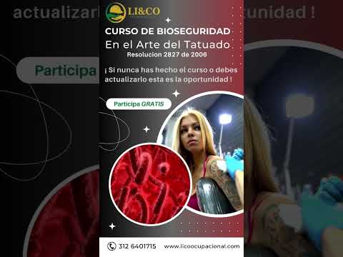 Curso de Bioseguridad para Tatuadores