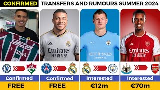 ALL LATEST CONFIRMED TRANSFERS AND RUMOURS SUMMER 2024