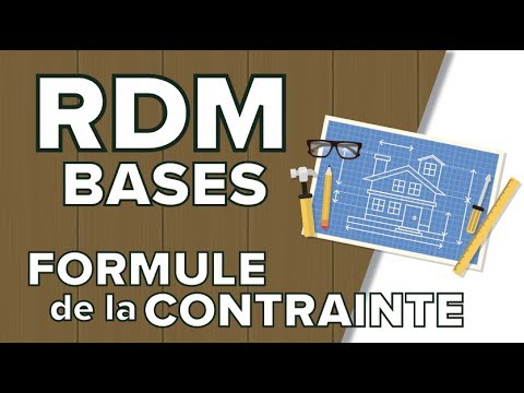 RDM Sollicitations Simples Formule de la Contrainte