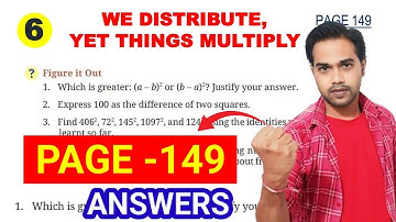 Class 8 maths ganita prakash ch 6 page 149 | We Distribute Yet things Multiply Class 8