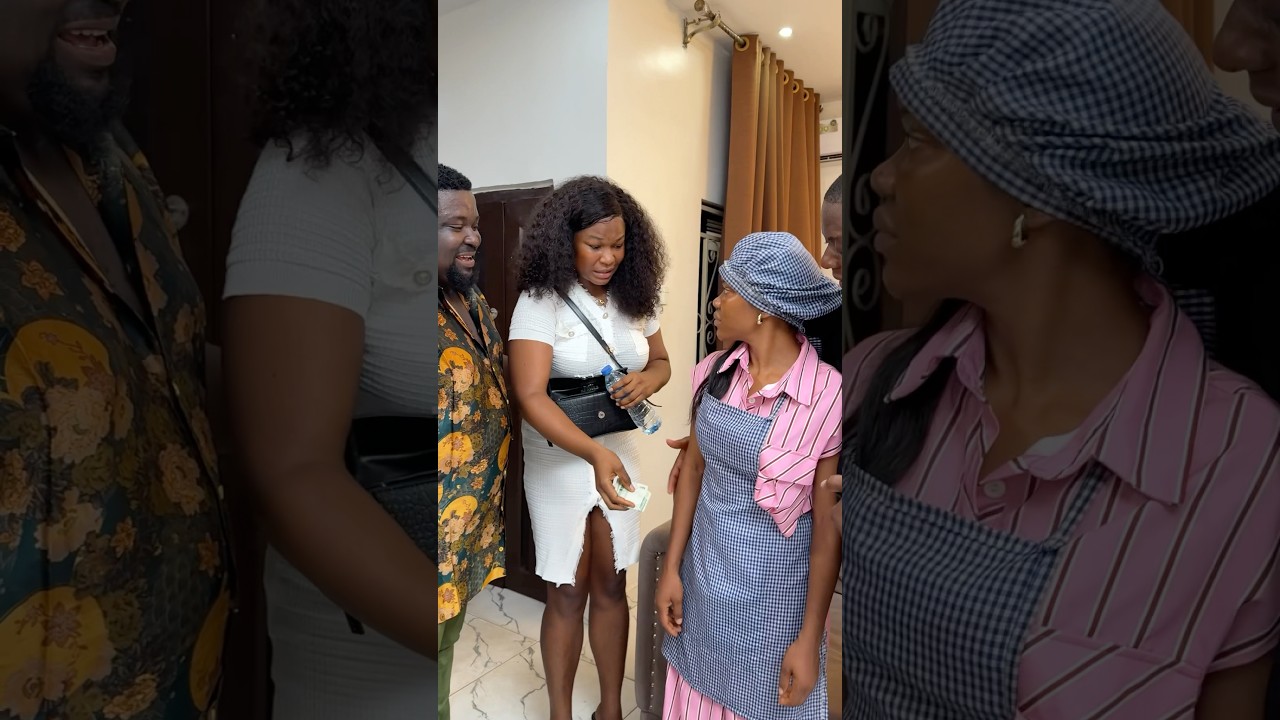 ⁣Her man dressed her as a maid pt 1