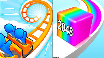 Runner Coaster vs Jelly Run 2048