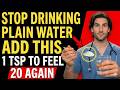 Don't Drink Plain Water Again After 60 — THIS 1 Trick Boosts Blood Flow Fast