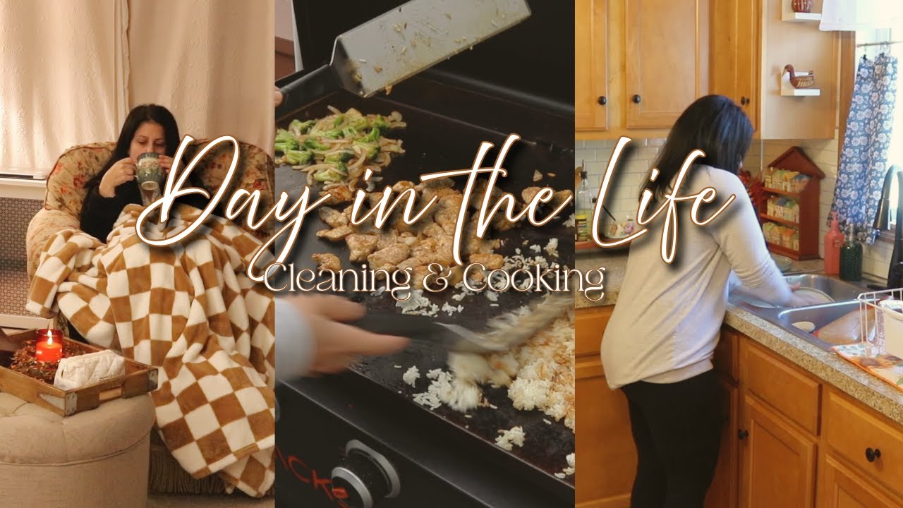 Day in The Life Vlog 🍂 Morning Routine, Cleaning & Cooking - YouTube