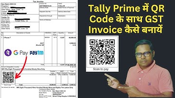 Print QR Code in Tally Prime | Payment by PAYTM | UPI | PhonePe | GooglePay