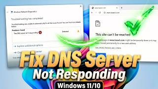 How to Fix DNS Server Not Responding Windows 11 (100% Working)