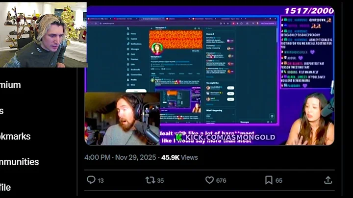 StableRonaldo Catches a Hilarious Stray From xQc