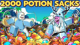 2000 RANDOM POTION SACK BATTLE IN SOL'S RNG (BROKEN LUCK)