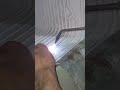 Welding a broken aluminum refrigerator freezer with a knife #Aluminum welding