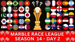 Marble Race League Season 14 DAY 2 Marble Race in Algodoo