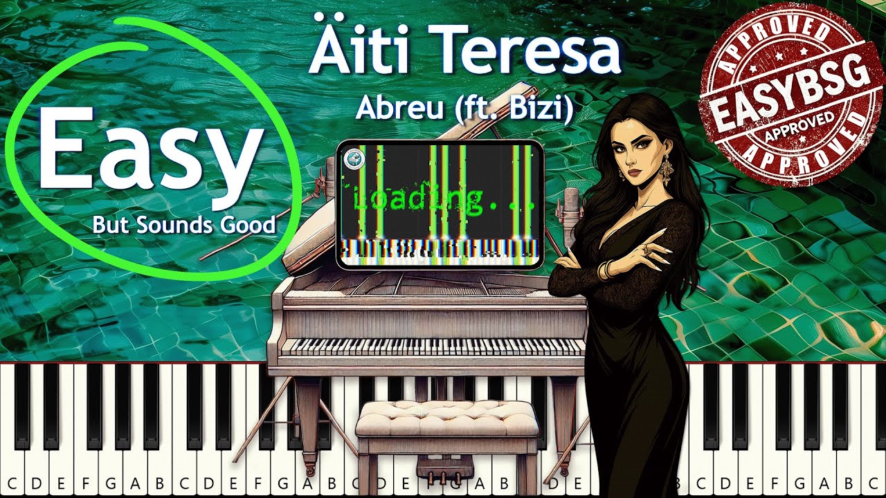 ABREU – Äiti Teresa | Easy (Helppo) Piano Tutorial (EBSG version) 🎹 EasyBSG ABREU – Äiti Teresa | Easy (Helppo) Piano Tutorial (EBSG version) 🎹 EasyBSG
