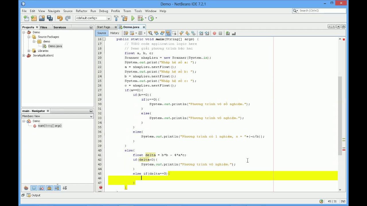 Giải Phương Trình Bậc 2 Trong Java: Từ Lý Thuyết Đến Thực Hành Cùng Các ...