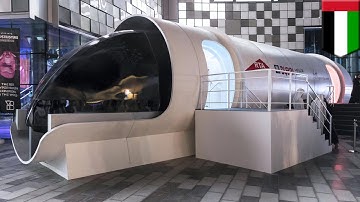 Hyperloop Dubai: Virgin unveils Hyperloop One passenger pod in Dubai - TomoNews