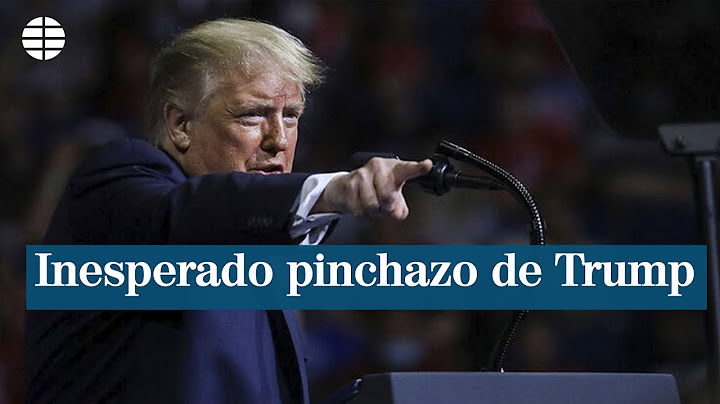Inesperado pinchazo de Trump en su primer mitin en 110 días