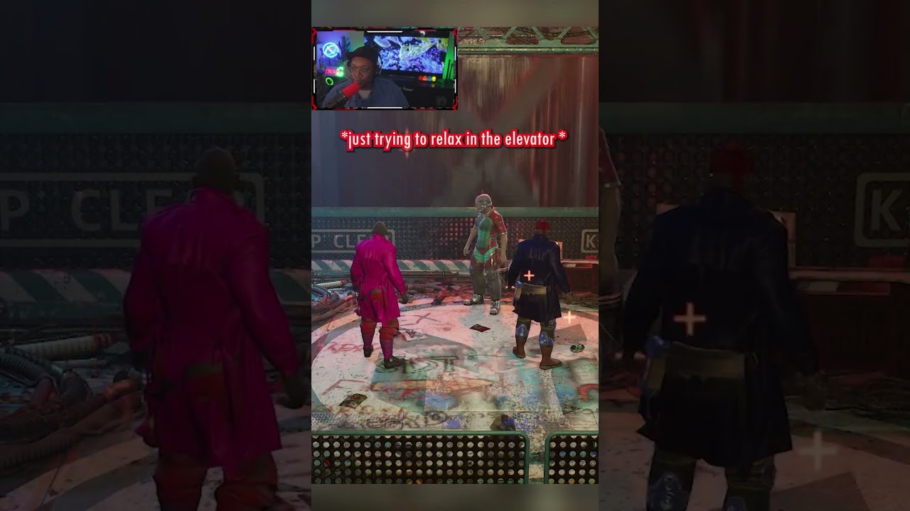 The Ascent: Gooning up on the Elevator #gaming #gamer #theascent #gamingshorts  #funnygamingmoments