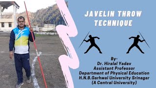 Javelin Throw | Tutorial of Javelin Throw For Beginners | Javelin Throw Technique in Hindi