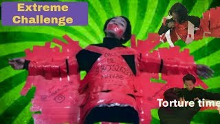 DUCT TAPE CHALLENGE EXTREME TORTURE! me and stupid things part three