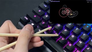 osu! with chopsticks?