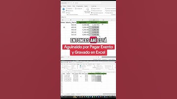 Aguinaldo Exento y Gravado en Excel #aguinaldo #excel #contabilidad #exceltips #exceltricks