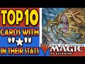 Top 10 Cards with a * in Their Stats - MTG