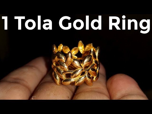 BEGUILE FLORAL GOLD RING – Tola and Carat