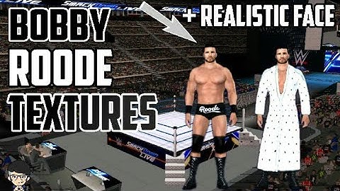 Bobby Roode Textures + Realistic face texture for wwe svr 2011/ 2k18 for PSP by Mr. Techdroid