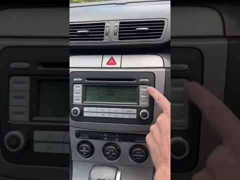 Enter VW radio code