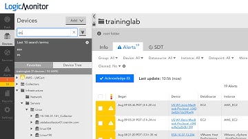 The Devices Page | Structure and Function | Logic Monitor Training
