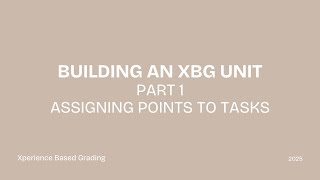 How to Build an XBG Unit: Setting Up the XP Point System screenshot 5