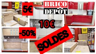 BRICO-DEPÔTSOLDES CUISINE ANCIENNE GAMMES 5€ 10€ -50% DESTOCKAGE #CUISINE #SOLDES #DESTOCKAGE