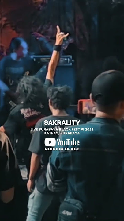 SAKRALITY live at surabaya black fest 6 2023