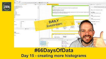 KNIME histogram node - more histograms - day 15 - 66 days of data with KNIME