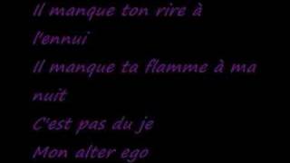 Mon alter ego (paroles) chords