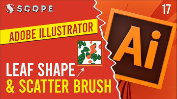 Create Leaf Shape & Scatter Brush in Illustrator Adobe Illustrator || Leaf Design & Scatter Brush ||
