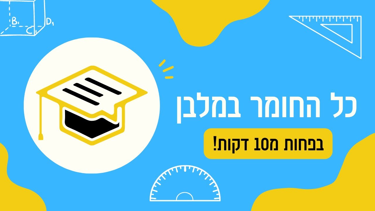 פתרון פשוט לכיתה ז: מלבן