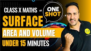 Surface Area and Volume One Shot Under 15 Minutes Maths | Class 10th Maths Board Exam By Ushank Sir