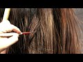 Oil Painting Brown Hair 1 with white noise Car&#39;s driving in the rain