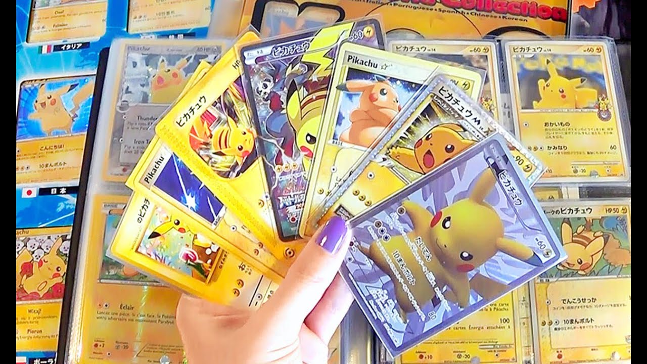 Ma Collection de Cartes Pokémon PIKACHU : Plus de 100 ... Ma Collection de Cartes Pokémon PIKACHU : Plus de 100 ...