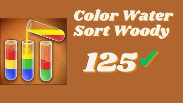 Color Water Sort Woody Puzzle Level 125