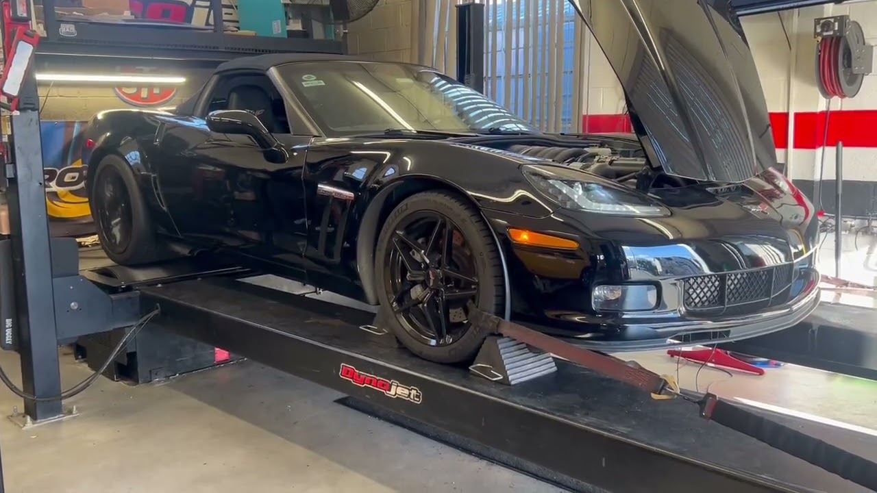 Rex's Grand Sport Procgarged Corvette dyno pull 2