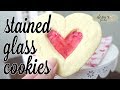 DIY VALENTINE&#39;S STAINED GLASS COOKIES | COOKING WITH SELAH