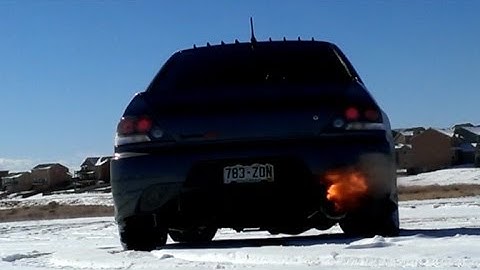 Evo 9 Anti-Lag Various Throttle