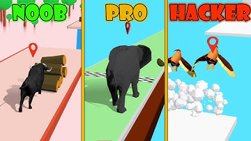 Animal Transform NOOB Vs PRO Vs HACKER in Game