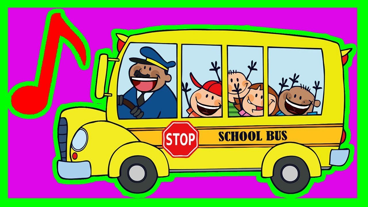 Las Ruedas Del Autobus Girando Van